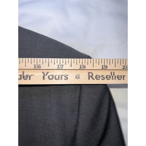 Ted Baker Endurance Blazer Size 44L Gray Jarrett 100% Wool Sportscoat Business - Picture 13 of 16